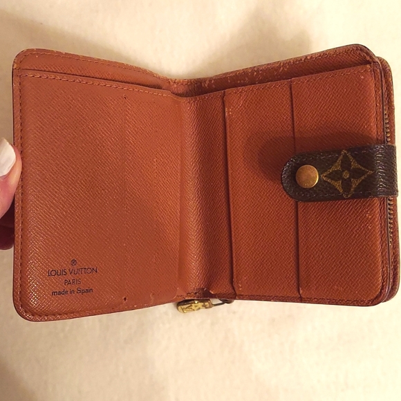 Louis Vuitton Wallet Monogram brown, Snap closure, zip coin - Picture 6 of 11